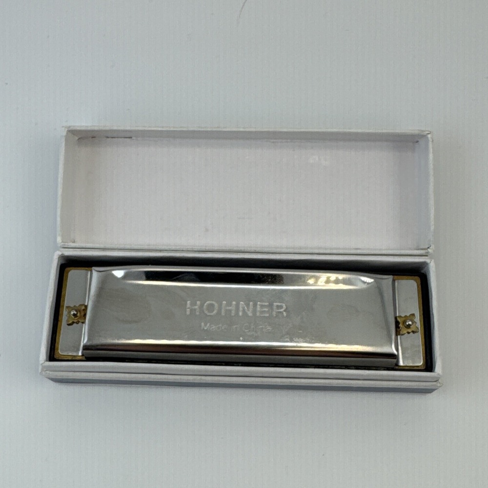 Hohner 1501BX Blues Band Harmonica Key of C 1501C-BULK Blue
